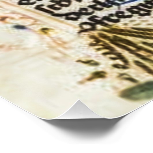 mittelalterliches, beleuchtetes Manuskript-Poster Poster (Ecke)