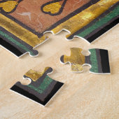 Mittelalterliches Bestiarium Pfau c. 1270 Puzzle (Seite)