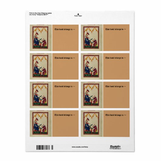 Mittelalterliches Buchzeichen (Vorne)