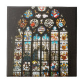 Mittelalterliches Buntglasfenster, Holland Fliese (Vorderseite)