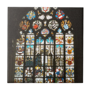 Mittelalterliches Buntglasfenster, Holland Fliese