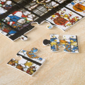 Mittelalterliches Buntglasfenster, Holland Puzzle (Seite)