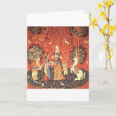 Mittelalterliches Denken von dir Hallo Geschenk Le Karte (Gelbe Blume)