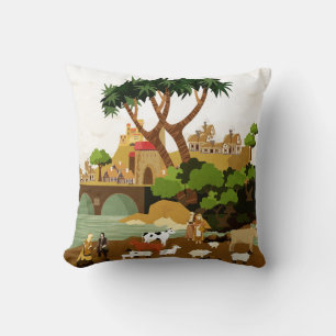 mittelalterliches Dorf Kissen