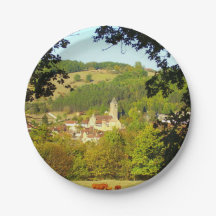 Mittelalterliches Dorf Plazac Paper Tellers