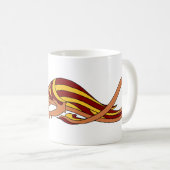 Mittelalterliches Drachendesign 2015 Kaffeetasse (VorderseiteRechts)