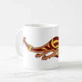 Mittelalterliches Drachendesign 2015 Kaffeetasse (Vorderseite Links)