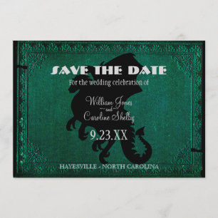 Mittelalterliches Drachenschwert Save the Date Vin