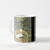 Mittelalterliches Einhorn-Tapisserie - Tasse (Vorderseite Links)