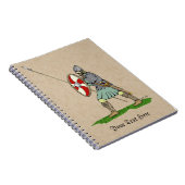 Mittelalterliches Englisch/Sachsen Krieger Notizblock (Rechte Seite)