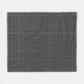 Mittelalterliches Entwurfs-Imitat Chainmail Fleecedecke (Vorderseite (Horizontal))