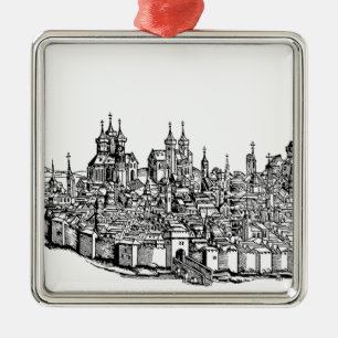 Mittelalterliches Erfurt Premium-Chronik Thüringer Ornament Aus Metall