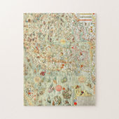 Mittelalterliches Europa-Karten-Puzzlespiel Puzzle (Vertikal)