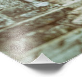 Mittelalterliches Gotisches Portal in Santiago de Fotodruck (Ecke)