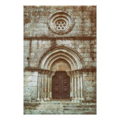Mittelalterliches Gotisches Portal in Santiago de  Fotodruck (Vorne)