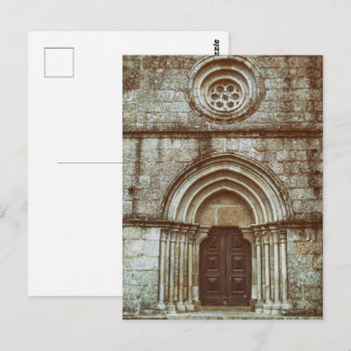 Mittelalterliches Gotisches Portal in Santiago de Postkarte
