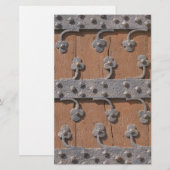 Mittelalterliches gotisches Tor Briefpapier (Vorne/Hinten)