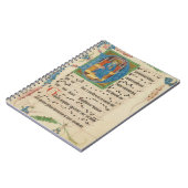 Mittelalterliches Gregorian Chant Manuscript Sheet Notizblock (Linke Seite)