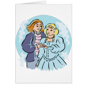 Mittelalterliches Hochzeitspaar