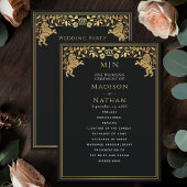 Mittelalterliches Hochzeitsprogramm für Black Roya Programm