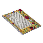 Mittelalterliches Illuminiertes Manuskript Gospel  Notizblock (Rechte Seite)