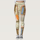 Mittelalterliches illustriertes Manuskript Leggings (Vorderseite)
