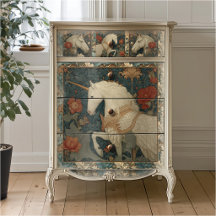 Mittelalterliches Jade-Blumen-William-Morris-Stil-