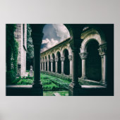 mittelalterliches Kloster Poster (Vorne)