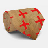 Mittelalterliches Kreuz der Tempelritter Krawatte (Gerollt)