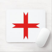 Mittelalterliches Kreuz der Tempelritter Mousepad (Mit Mouse)