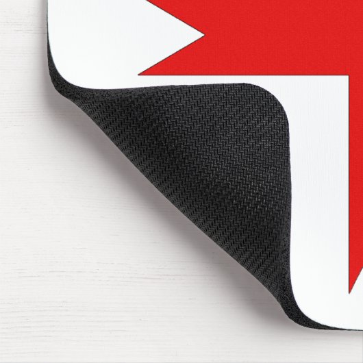 Mittelalterliches Kreuz der Tempelritter Mousepad (Ecke)