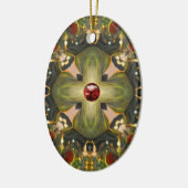 Mittelalterliches Kreuz Keramikornament (Links)