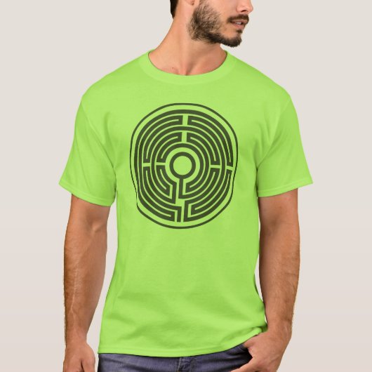 mittelalterliches Labyrinth klein T-Shirt (Vorderseite)