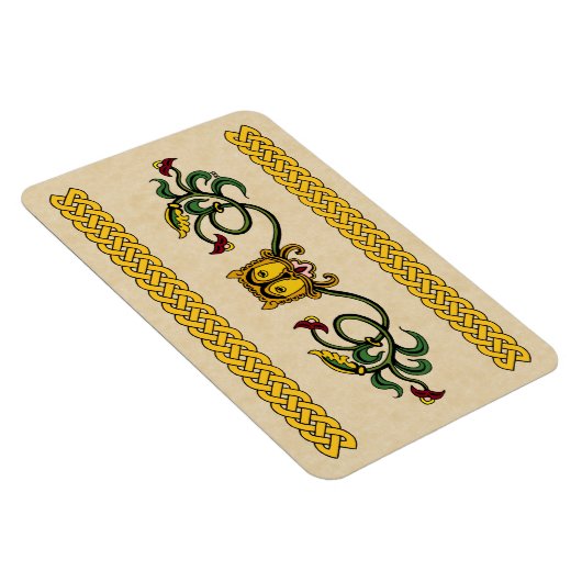 Mittelalterliches Löwendesign Magnet (Rechte Seite)