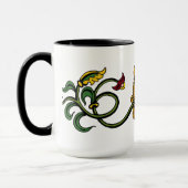 Mittelalterliches Löwendesign Tasse (Links)