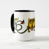 Mittelalterliches Löwendesign Tasse (Vorderseite Links)