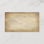 Mittelalterliches Manuskript-Blumenvogel Visitenkarte (Rückseite)