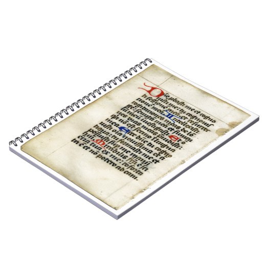 Mittelalterliches Manuskript-Notizbuch Notizblock (Linke Seite)