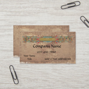 Mittelalterliches Manuskriptbanner Visitenkarte