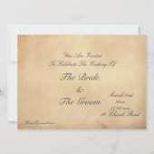 Mittelalterliches Minstrel und Lute Einladung (Rückseite)