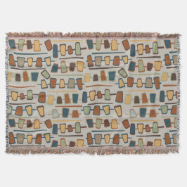 Mittelalterliches, modernes Groovy Throw Blanket Decke