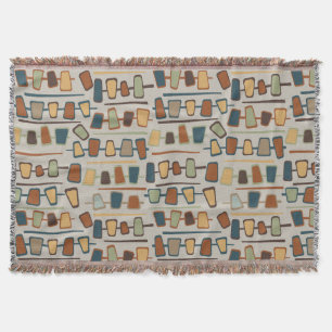Mittelalterliches, modernes Groovy Throw Blanket Decke