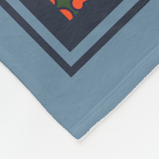 Mittelalterliches Muster Fleecedecke (Ecke)