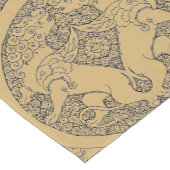 Mittelalterliches Muster für orientalische Griffin Kurzer Tischläufer (Ecke)