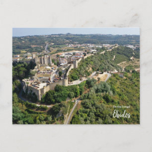 Mittelalterliches Obidos Portugal Postkarte