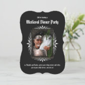 Mittelalterliches Party Einladung (Stehend Vorderseite)