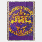 Mittelalterliches Pferd und Soldaten des 12. Jahrh Decke (Vorderseite Vertikal)