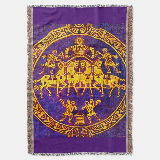 Mittelalterliches Pferd und Soldaten des 12. Jahrh Decke (Vorderseite Vertikal)