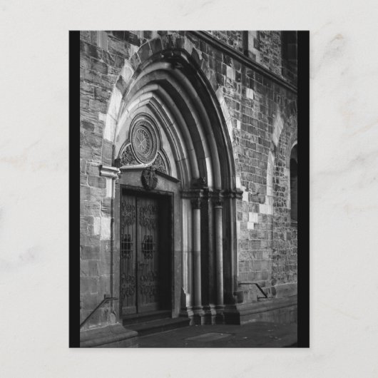 Mittelalterliches Portal (Postkarte) Postkarte (Vorderseite)