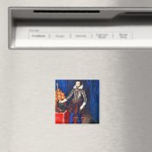 Mittelalterliches Portrait Magnet (In Situ (Geschirrspüler))
